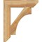 Ekena Millwork Westlake Slat Rough Sawn Bracket, Western Red Cedar, 4"W x 20"D x 24"H BKT04X20X24WTL06RWR - alternate 2